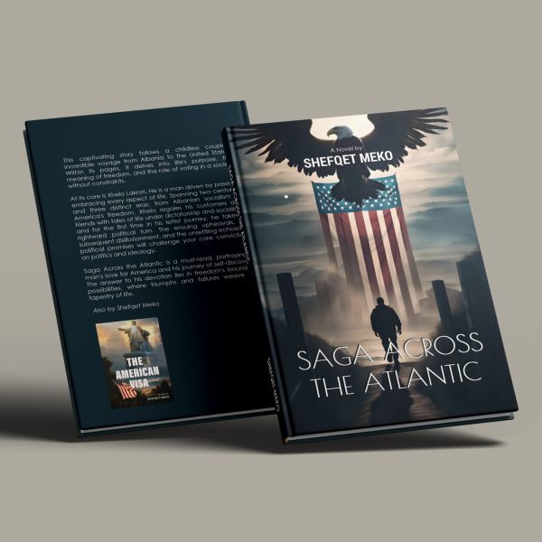 SAGA ACRROS THE ATLANTIC SHEMEKO - BOOK COVER MOCKUP