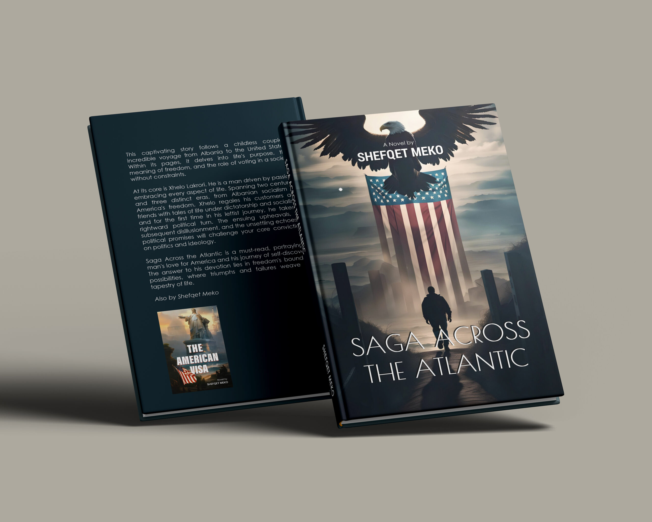 SAGA ACRROS THE ATLANTIC SHEMEKO - BOOK COVER MOCKUP